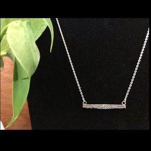 Jolie Bar Necklace - Silver Spoon Jewelry